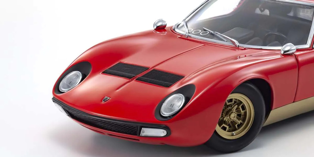 LAMBORGHINI MIURA P400 S ROT/GOLD 1:18 KYOSHO (Neu und originalverpackt) in Suhr für CHF 249