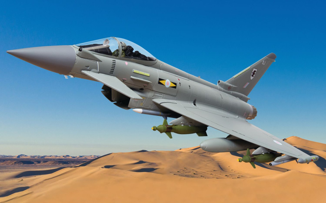 Náhled produktu - 1:48 Eurofighter Typhoon FGR.4, RAF No.11 Sqn, Operation Ellamy