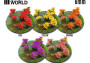 Shrubs Tufts – samolepící trsy s růžovými květy, 6mm (40 ks)