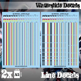 Waterslide Decals – Lines