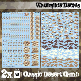 Waterslide Decals – Classic Desert Camo