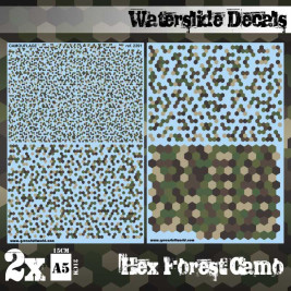 Waterslide Decals – Hex Forest Camo