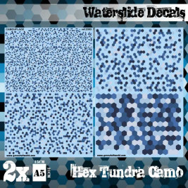 Waterslide Decals – Hex Tundra Camo