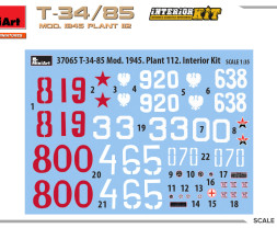 1:35 T-34/85 mod.1945 Plant 112 w/ Interior Kit