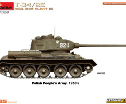 1:35 T-34/85 mod.1945 Plant 112 w/ Interior Kit