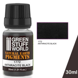 Natural Earth Pigments – Anthracite Black (30 ml)