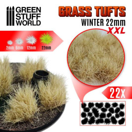 Grass Tufts XXL – samolepící drny zimní tráva, 22mm (22 ks)