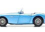 1:18 Austin Healey 3000 BN7 (Healey Blue)