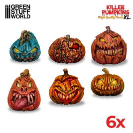Resin Large Killer Pumpkins (6 pcs)