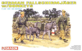 1:35 German Fallschirmjäger w/ Donkeys