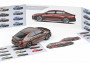 1:43 Škoda Octavia IV RS (2020) - hnědá Amber metalíza
