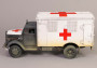 1:32 Kfz.305 Opel Blitz Ambulance, German Army w/ Driver Figure