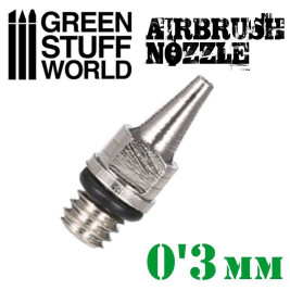 Airbrush tryska Green Stuff World 0,3mm (1 ks)