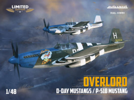 1:48 Overlord: D-Day Mustangs / North American P-51B Mustang (Dual Combo, Limited Edition)