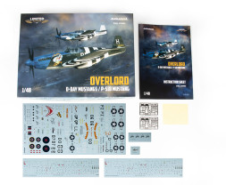 1:48 Overlord: D-Day Mustangs / North American P-51B Mustang (Dual Combo, Limited Edition)