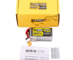 GENS ACE LIPO TATTU R-Line FPV serie - 3S 850mAh 11.1V 3S1P (150C) Version 5.0