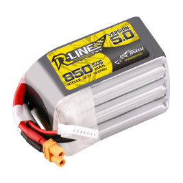 GENS ACE LIPO TATTU R-Line FPV serie - 6S 850mAh 22,2V 6S1P (150C) Version 5.0