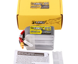 GENS ACE LIPO TATTU R-Line FPV serie - 6S 850mAh 22,2V 6S1P (150C) Version 5.0