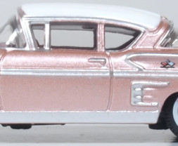 1:87 Chevrolet Impala port Coupe 1958 Cay Coral and White