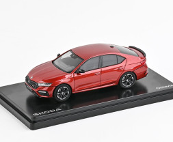 1:43 Škoda Octavia IV RS (2020) – oranžová Cayenne metalíza