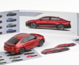 1:43 Škoda Octavia IV RS (2020) – oranžová Cayenne metalíza