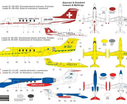 1:144 Gates Learjet 35 „Ambulance“