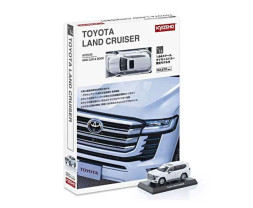 1:64 Toyota Land Cruiser 300, Book Type (White)
