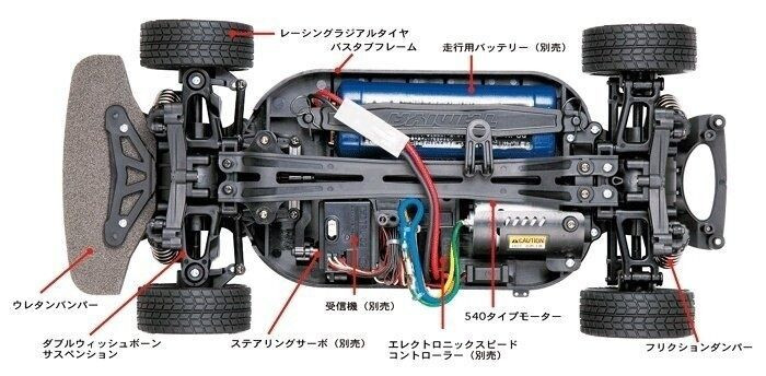 Tamiya 1:10 Audi A4 Quattro Touring TT-01 Type-E (stavebnice