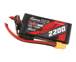 Gens ace G-Tech LiPo - 2S 2200mAh 7,4V 2S1P (60C) XT60 Plug