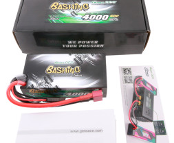 Gens ace Bashing Serie G-Tech LiPo - 2S 4000mAh 7.4V 2S2P (60C) HardCase, Dean-T Plug