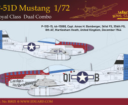 1:72 North American P-51D Mustang (Dual Combo, Limited Edition)