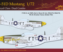 1:72 North American P-51D Mustang (Dual Combo, Limited Edition)