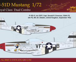 1:72 North American P-51D Mustang (Dual Combo, Limited Edition)