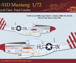 1:72 North American P-51D Mustang (Dual Combo, Limited Edition)