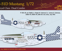 1:72 North American P-51D Mustang (Dual Combo, Limited Edition)