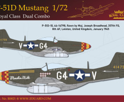 1:72 North American P-51D Mustang (Dual Combo, Limited Edition)