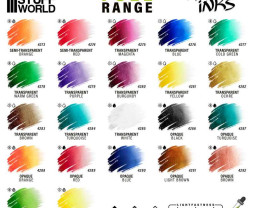 Acrylic Ink Opaque – akrylový neprůhledný inkoust černý (30 ml)