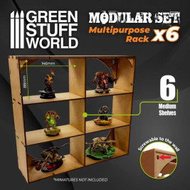 Multipurpose Open Rack – modulární víceúčelový organizér se 6 policemi