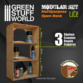 Multipurpose Open Rack – modulární víceúčelový organizér (vertikální)