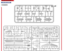 1:48 Republic P-47D-28RE Thunderbolt, Free French AF (basic kit)