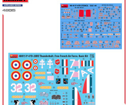 1:48 Republic P-47D-28RE Thunderbolt, Free French AF (basic kit)
