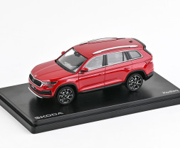 1:43 Škoda Kodiaq FL (2021) – červená Velvet metalíza