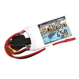 Gens ace Soaring G-Tech LiPo - 2S 450mAh 7.4V 2S1P (30C) JST-SYP Plug