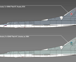 1:144 Russian Air Force Tupolev Tu-22M3 Backfire C