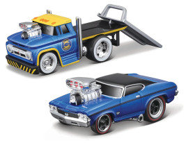 1:64 Maisto Muscle Transports Chevrolet C60 & Chevelle