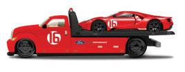 1:64 Maisto Elite Transports Flatbed & Ford GT H.E Red No.16