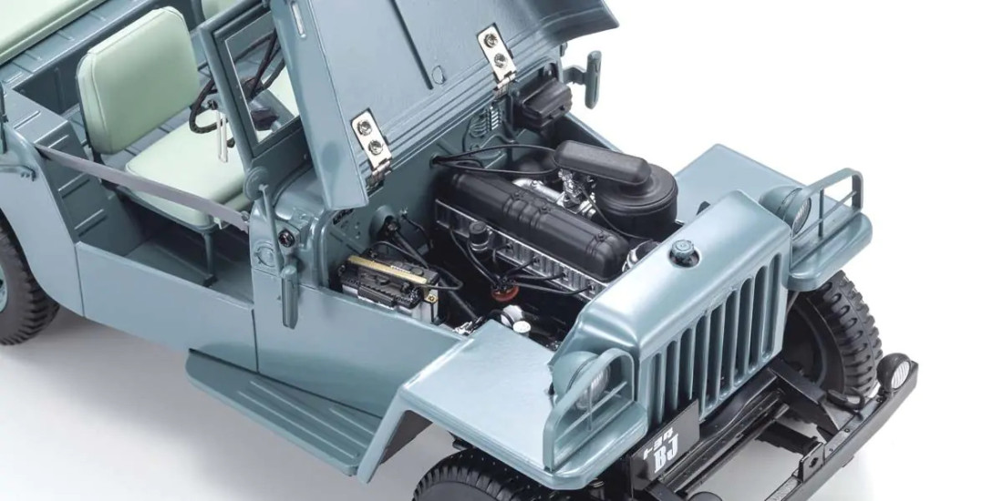 Kyosho 1:18 Toyota Land Cruiser BJ 4x4 1951 (Green Blue