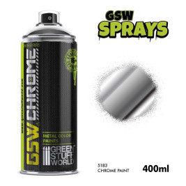 GSW Chrome Paint Spray – chromová barva ve spreji (400 ml)