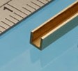 Mosazný profil U 1x1x305 mm (1 ks)