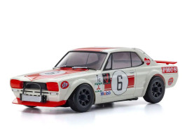 Mini-Z AWD Nissan Skyline 2000GT-R KPGC10 Racing 72 No.6 Red s vysílačem KT-531P